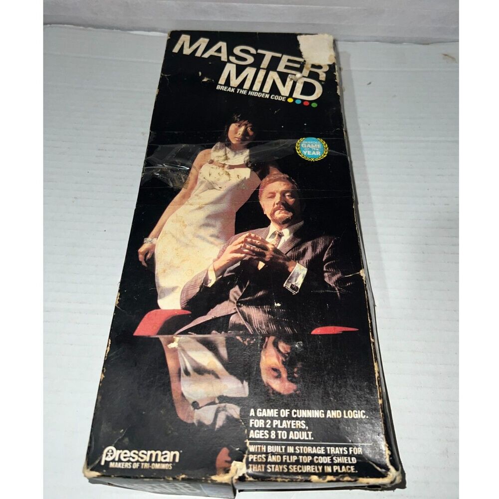 Vintage Mastermind Board Game, Original 1972 by Invicta Complete G Condition